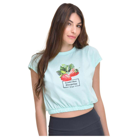 Target Γυναικεία αμάνικη μπλούζα Elastic Hem Single Jersey Crop Top Target Γυναικεία αμάνικη μπλούζα Elastic Hem Single Jersey Crop Top